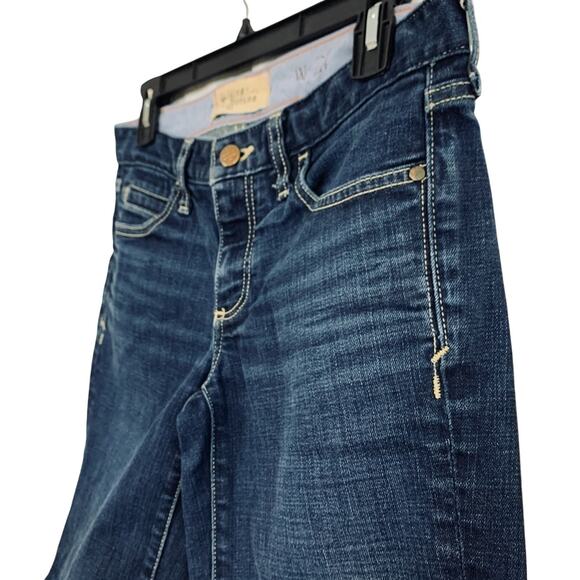 Holding Horses Anthropologie Jean Womens Boy Shorts 11" Inseam Denim sz 27 - Picture 2 of 12